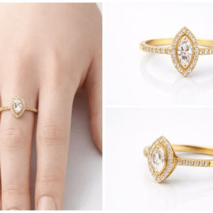 Anillo de Compromiso con Diamante