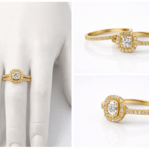 Anillo de compromiso con Diamante